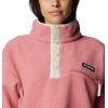 Columbia womens Helvetia Ii Cropped Half Snap Fleece(Pink Agave)