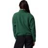 Columbia womens Helvetia Ii Cropped Half Snap Fleece(Rain Forest/Collegiate Navy/Dark Stone)
