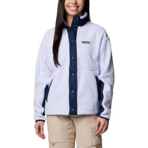 Columbia Women’s Cloud Point Snap Fleece(Collegiate Navy/Snowdrift)
