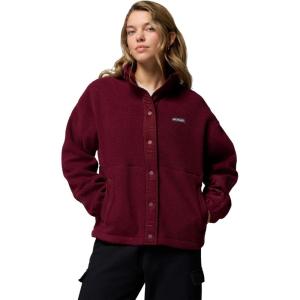 Columbia Women’s Cloud Point Snap Fleece(Rich Wine)