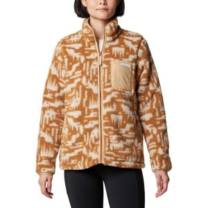 Columbia Women’s West Bend Print Full Zip II(Camel Brown Highland Tonal)