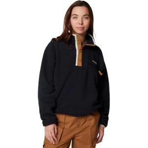 Columbia womens Helvetia Ii Cropped Half Snap Fleece(Black)