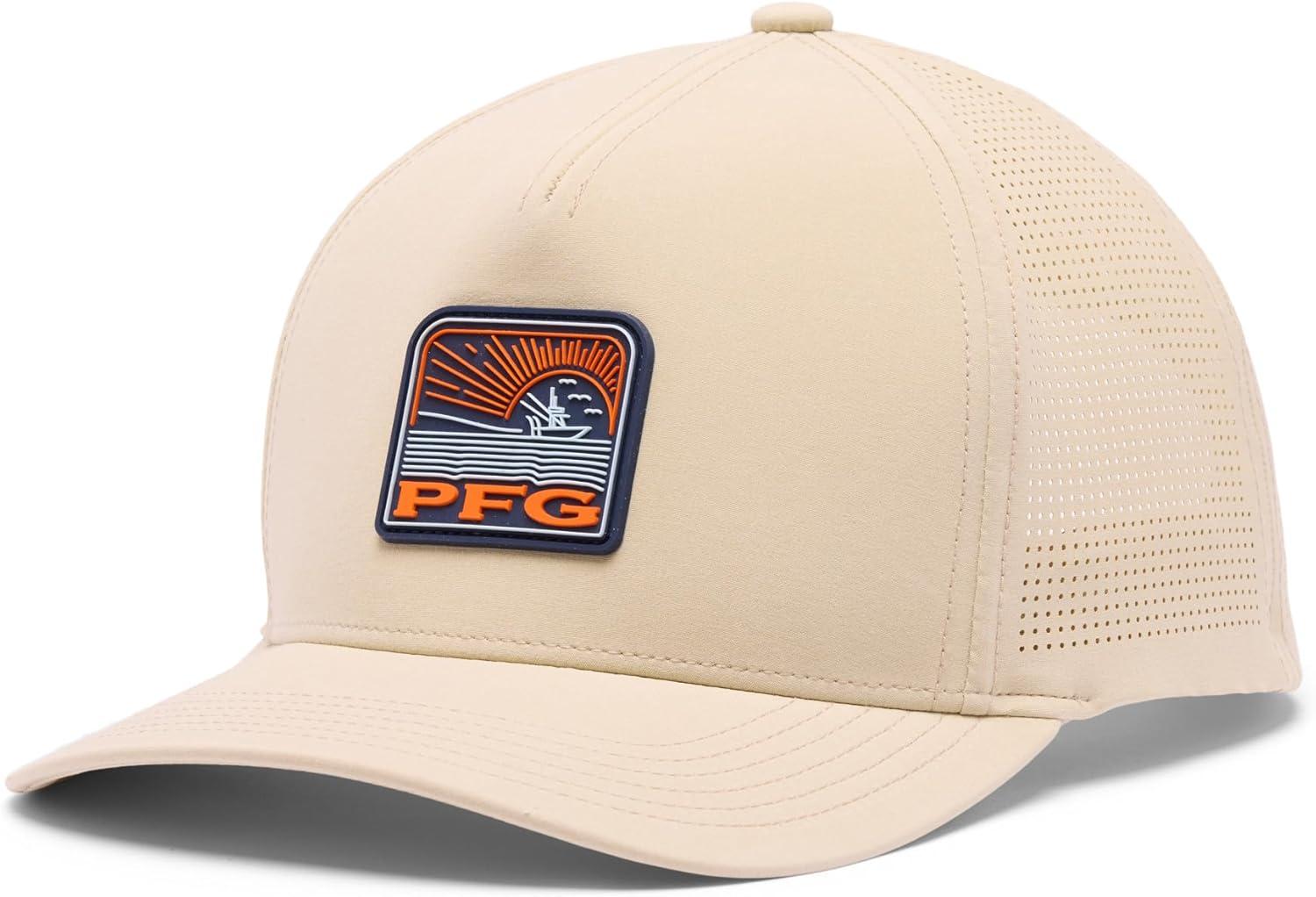 imageColumbia Unisex Adult PFG Elite 3D Stretch Snap BackSerpentineBoat Waves Graphic