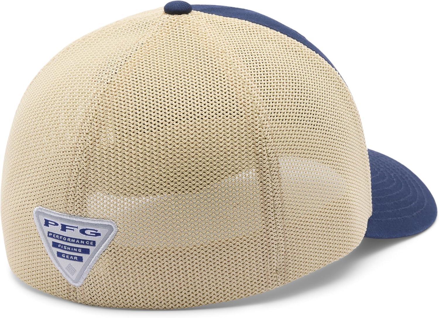 imageColumbia Unisex Adult PFG Logo Mesh Ball CapCollegiate NavyFish Flag