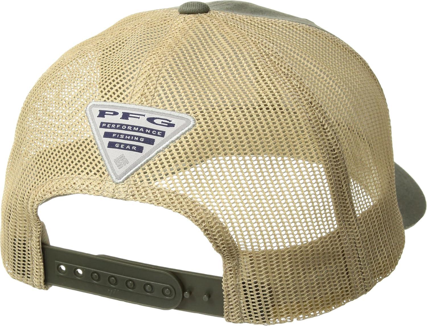 imageColumbia Unisex Adult PFG Logo Mesh Ball CapCypressDiamond Patch