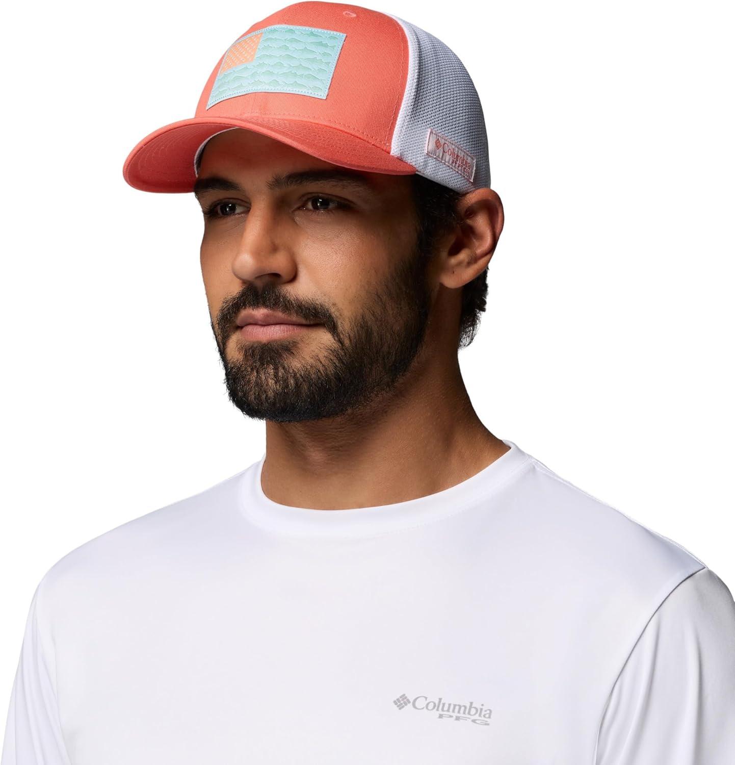 imageColumbia Unisex Adult PFG Logo Mesh Ball CapMelonadeFish Flag