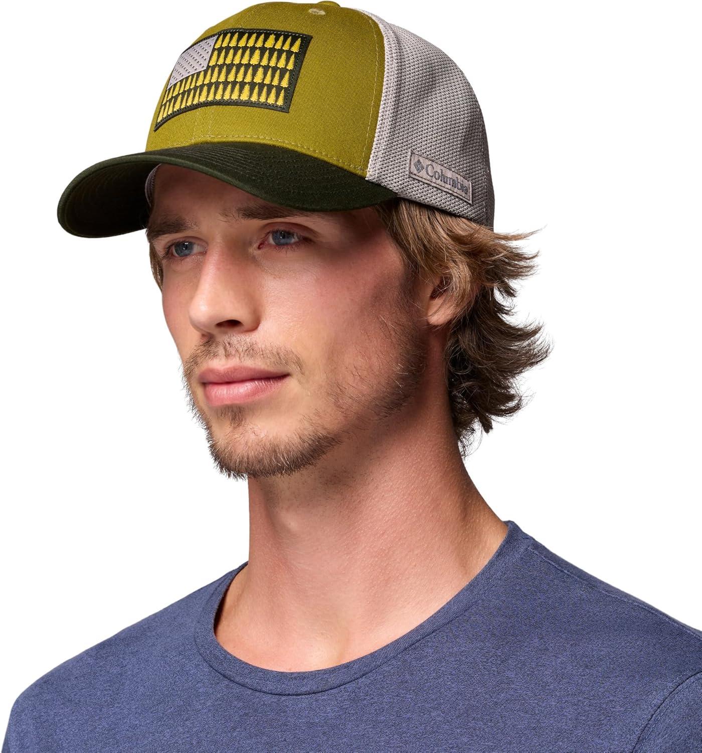 imageColumbia Unisex Adult PFG Logo Mesh Ball CapMossy Green