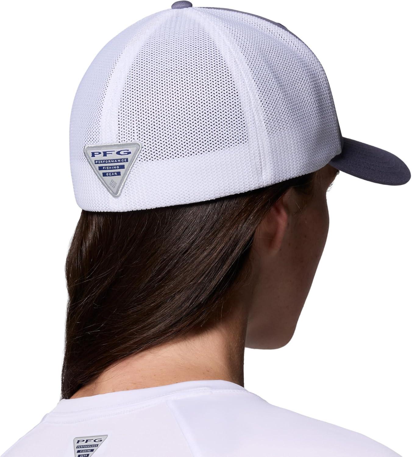 imageColumbia Unisex Adult PFG Logo Mesh Ball CapNew MoonFish Flag