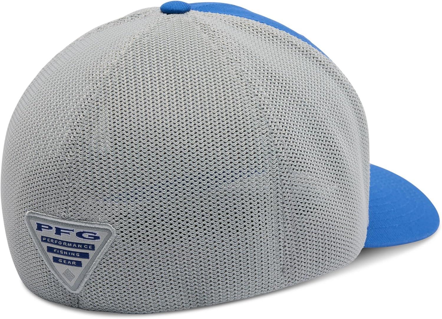 imageColumbia Unisex Adult PFG Logo Mesh Ball CapVivid BlueFish Flag