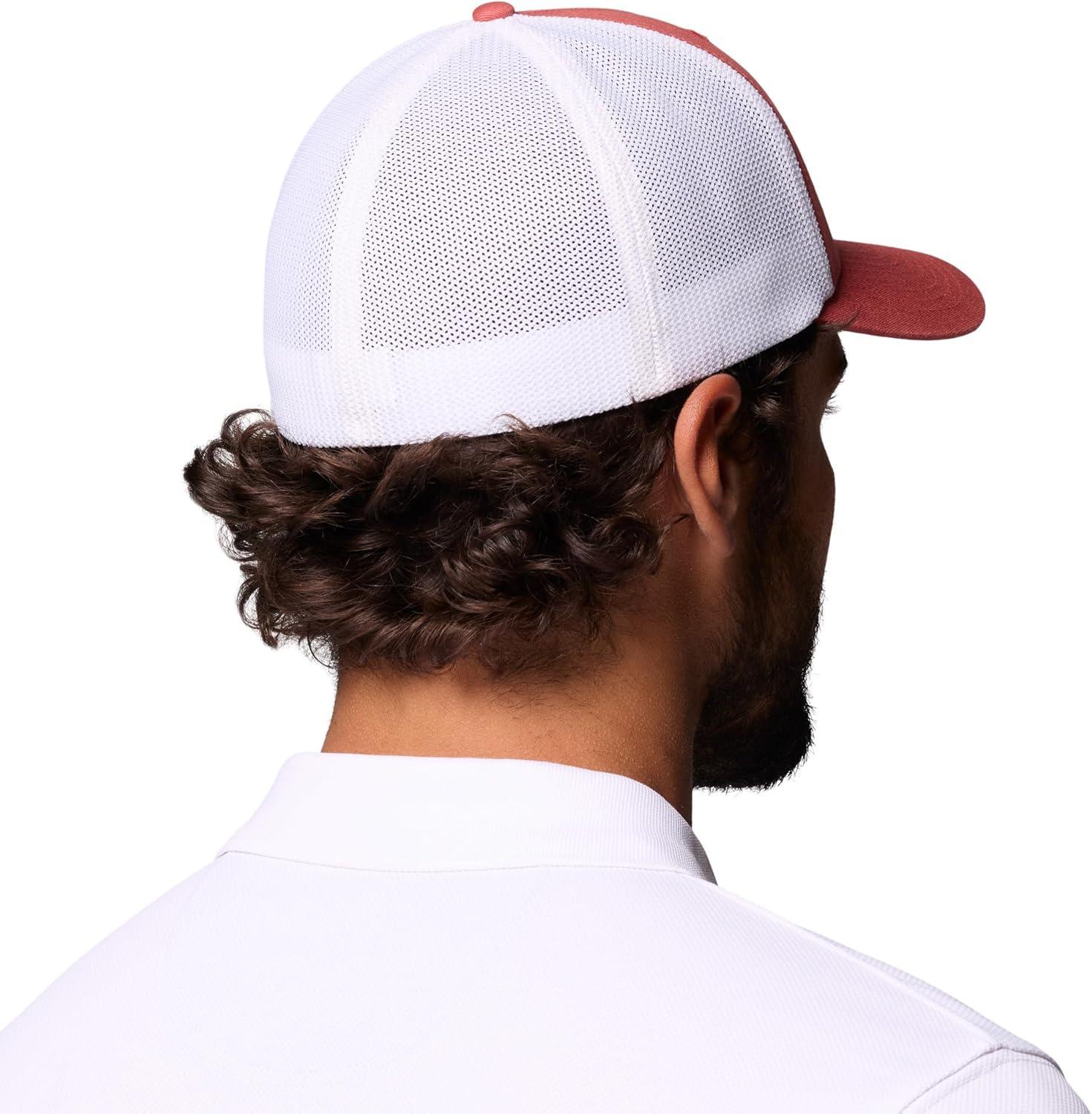 imageColumbia Unisex Adult PFG Logo Mesh Ball CapWashed Red