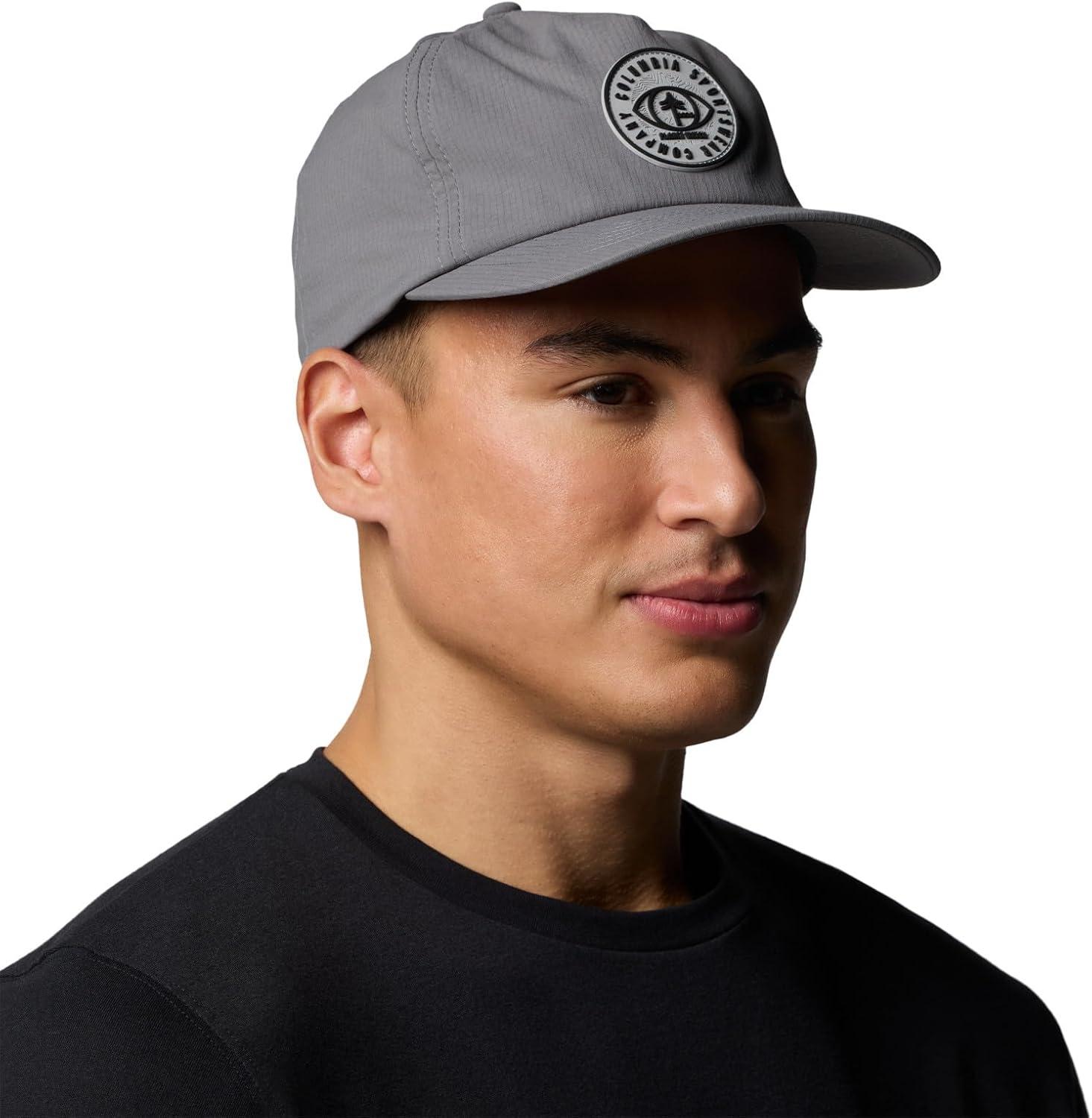 imageColumbia Unisex Alta Crest 3D Stretch Snap BackCity GreyPeaked Lifestyle