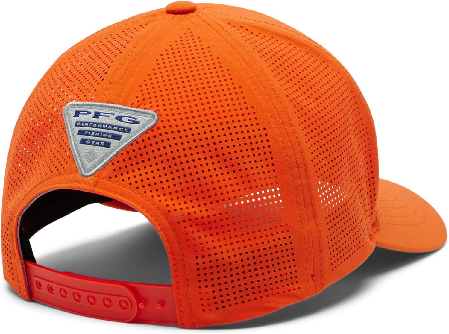 imageColumbia Unisex Collegiate PFG Elite 3D Stretch Snap BackCle Spark Orange