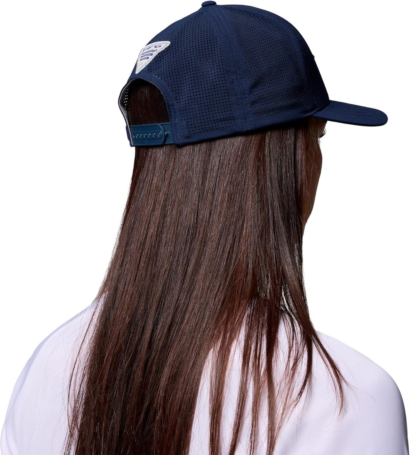 imageColumbia Unisex Collegiate PFG Elite 3D Stretch Snap BackUm Collegiate Navy