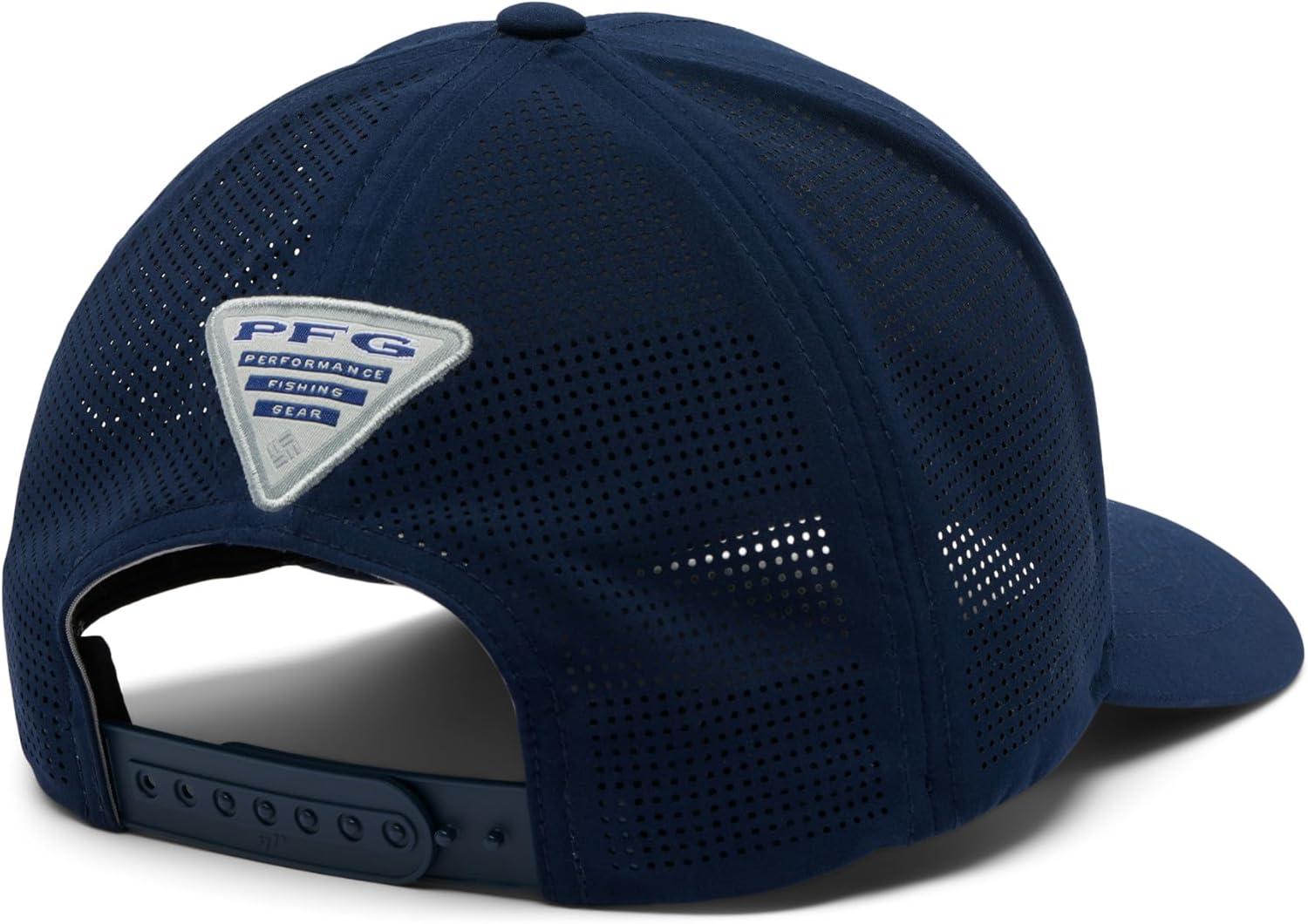 imageColumbia Unisex Collegiate PFG Elite 3D Stretch Snap BackUm Collegiate Navy