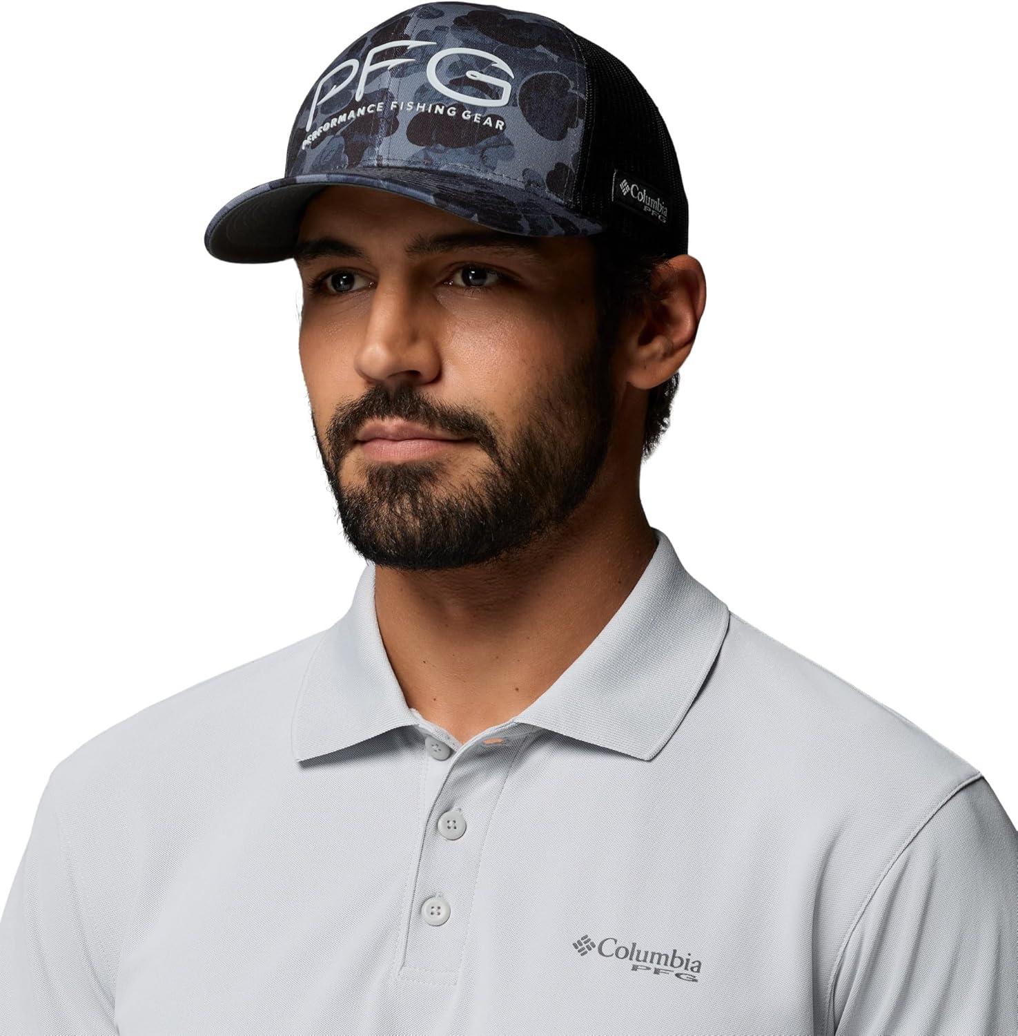 imageColumbia Unisex PFG Camo Snap BackBlack DeltawoodsHooks Weld
