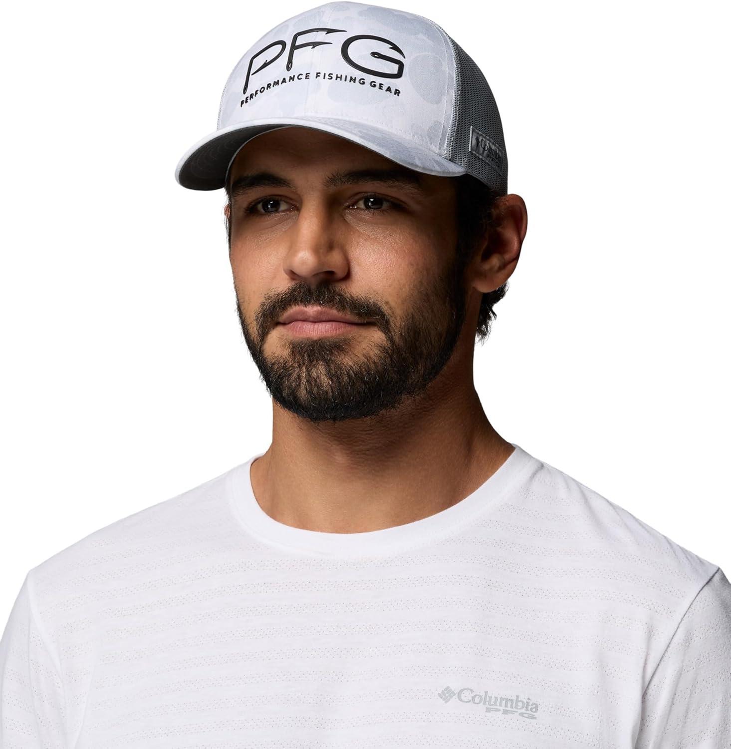 imageColumbia Unisex PFG Camo Snap BackCool Grey DeltawoodsHooks Weld