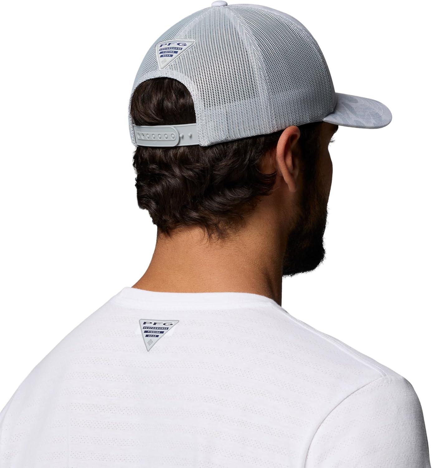 imageColumbia Unisex PFG Camo Snap BackCool Grey DeltawoodsHooks Weld