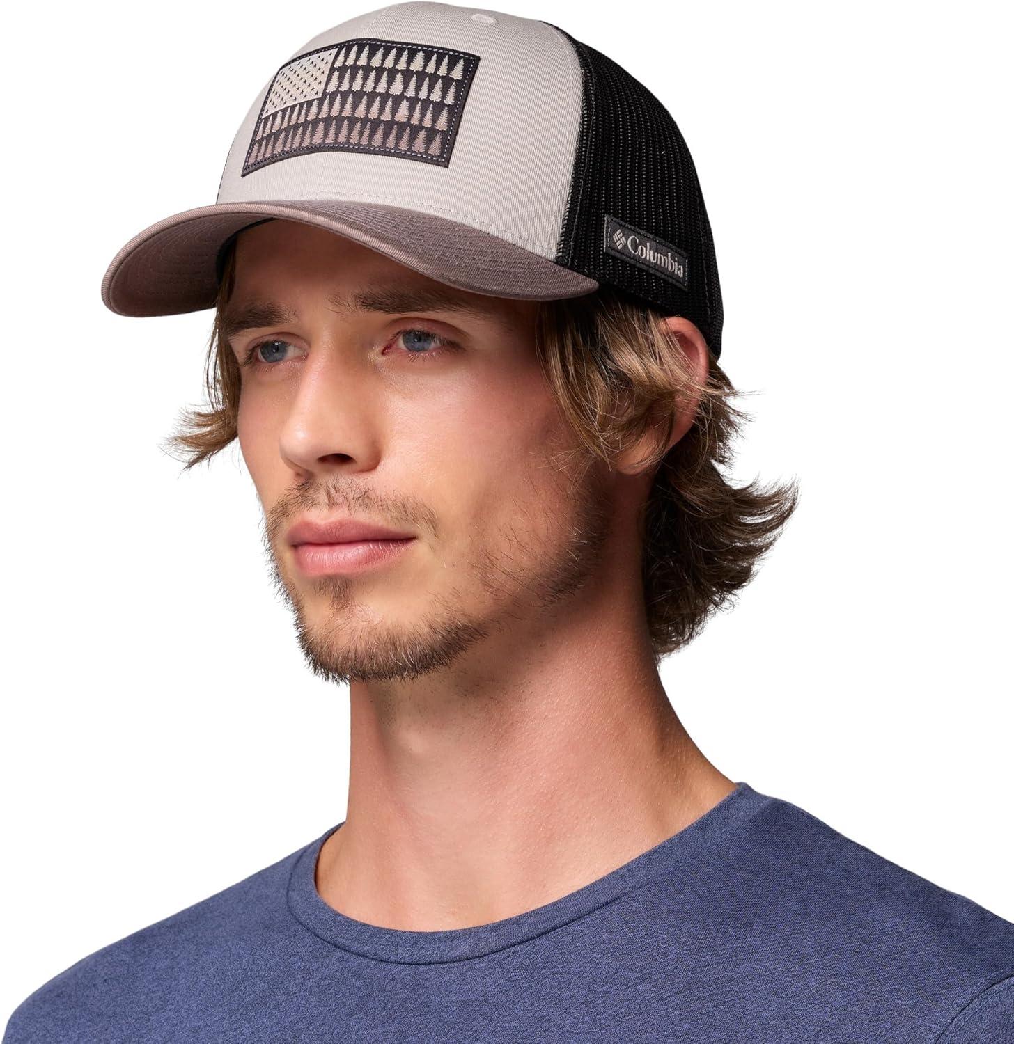 imageColumbia Unisex Tree Flag Mesh Snap BackFlint GreyIronShark