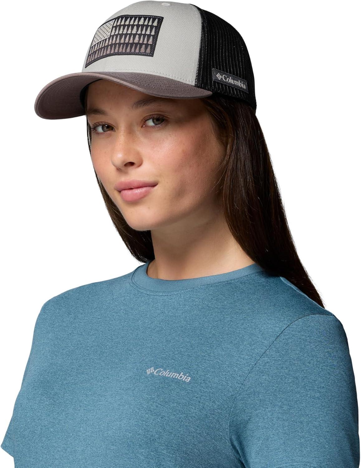 imageColumbia Unisex Tree Flag Mesh Snap BackFlint GreyIronShark