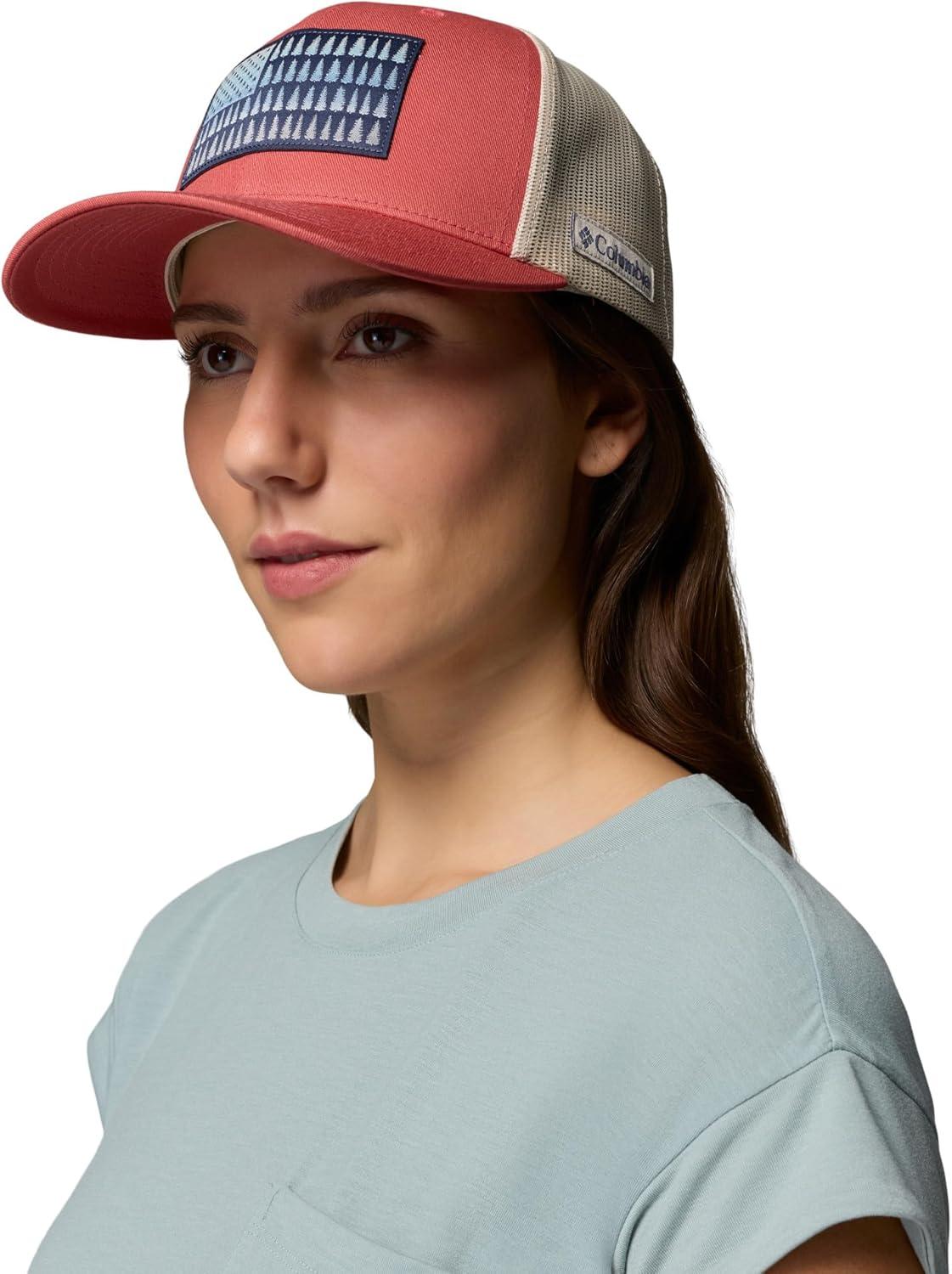 imageColumbia Unisex Tree Flag Mesh Snap BackWashed Red