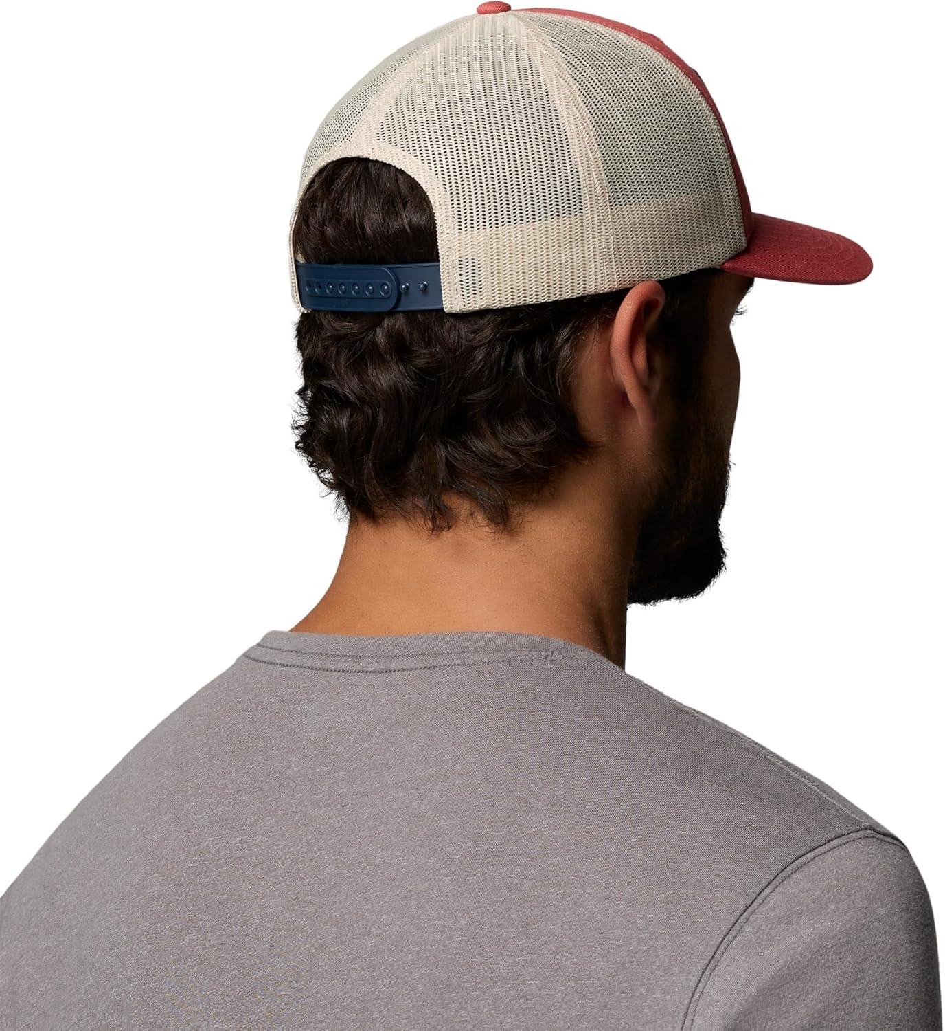 imageColumbia Unisex Tree Flag Mesh Snap BackWashed Red