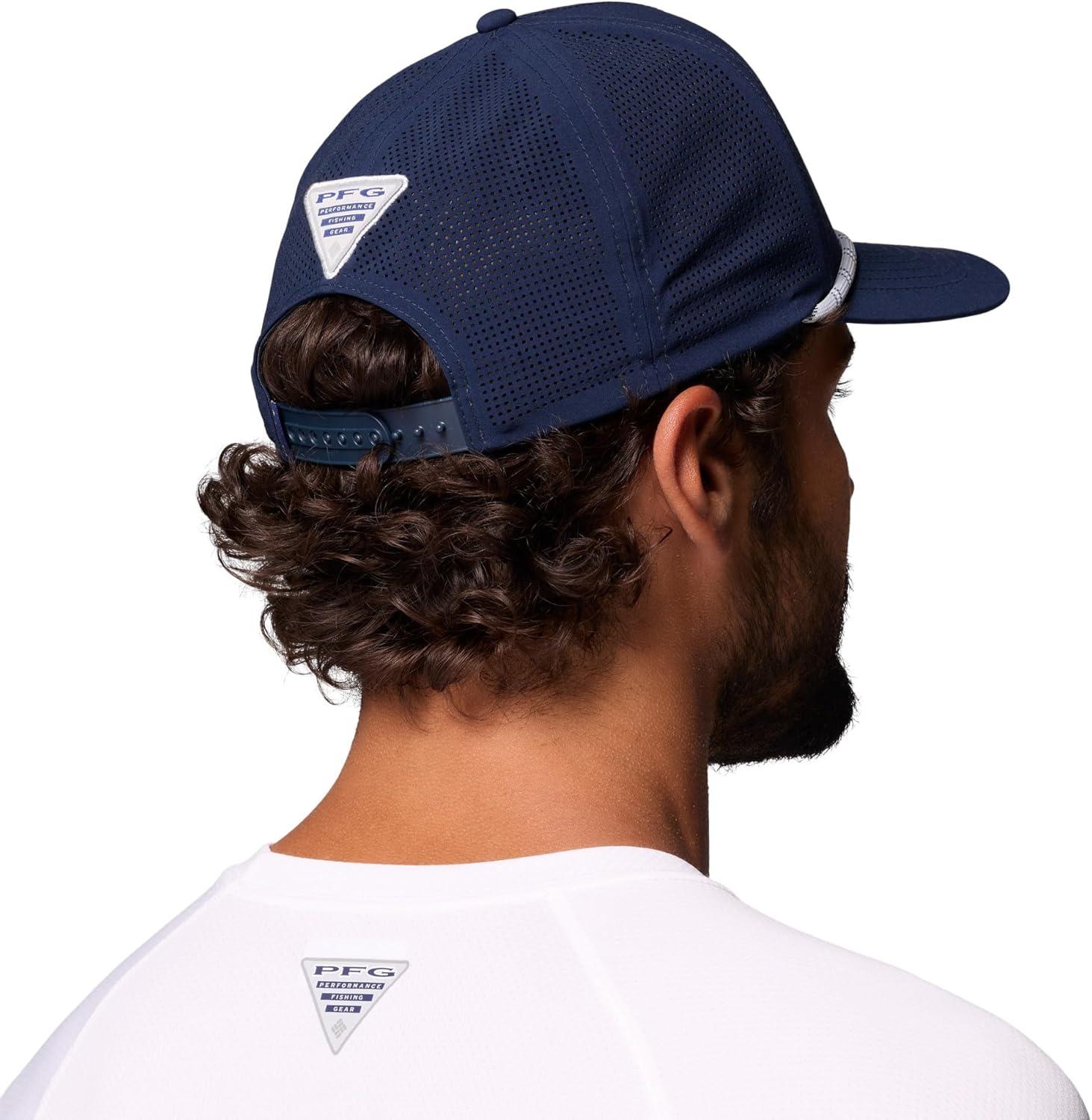 imageColumbia Womens PFG Tidal Pursuit 3D Stretch Snap BackCollegiate NavyAmericana Waves