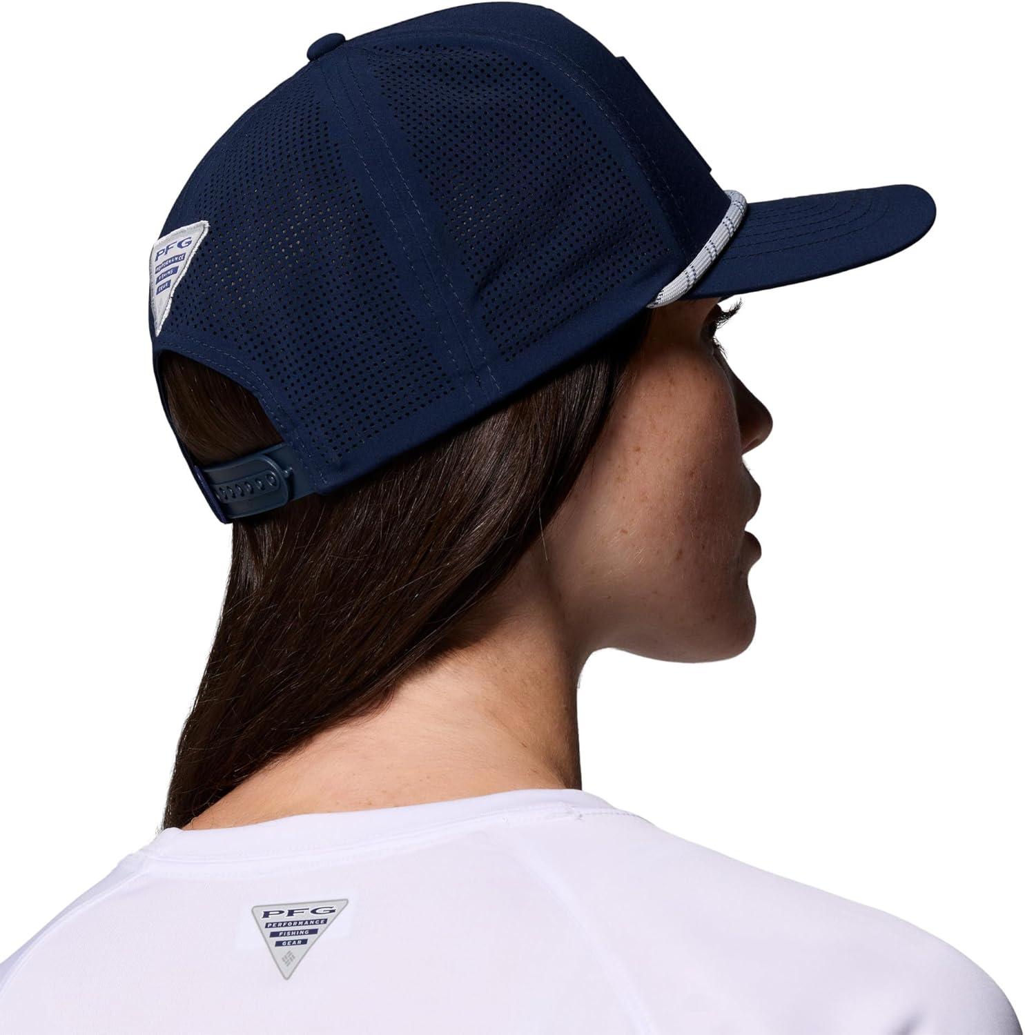 imageColumbia Womens PFG Tidal Pursuit 3D Stretch Snap BackCollegiate NavyAmericana Waves