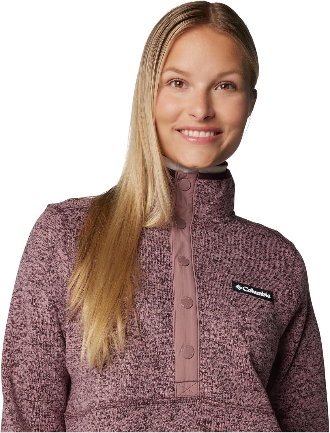 imageColumbia Womens Sweater Weather Half SnapMoonvistaFig Heather