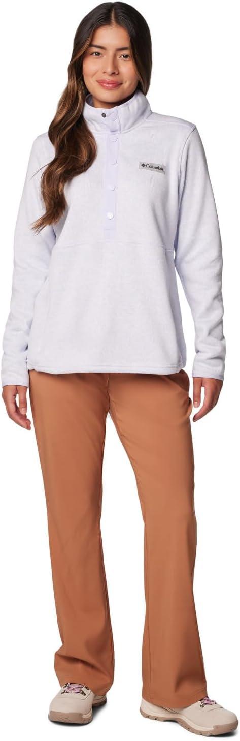 imageColumbia Womens Sweater Weather Half SnapSnowdriftBlue Hint Heather
