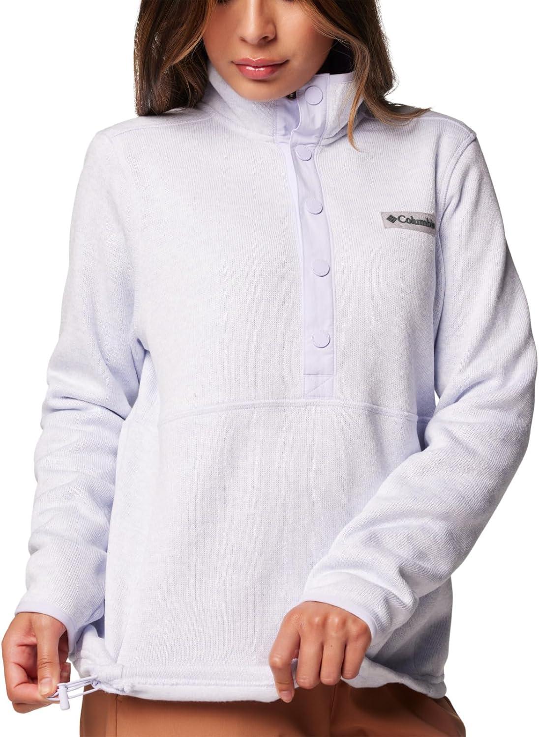 imageColumbia Womens Sweater Weather Half SnapSnowdriftBlue Hint Heather