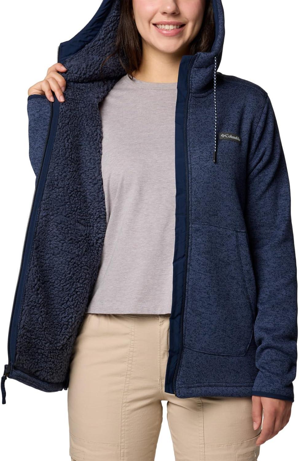 imageColumbia Womens Sweater Weather Sherpa Full Zip IICollegiate Navy Heather