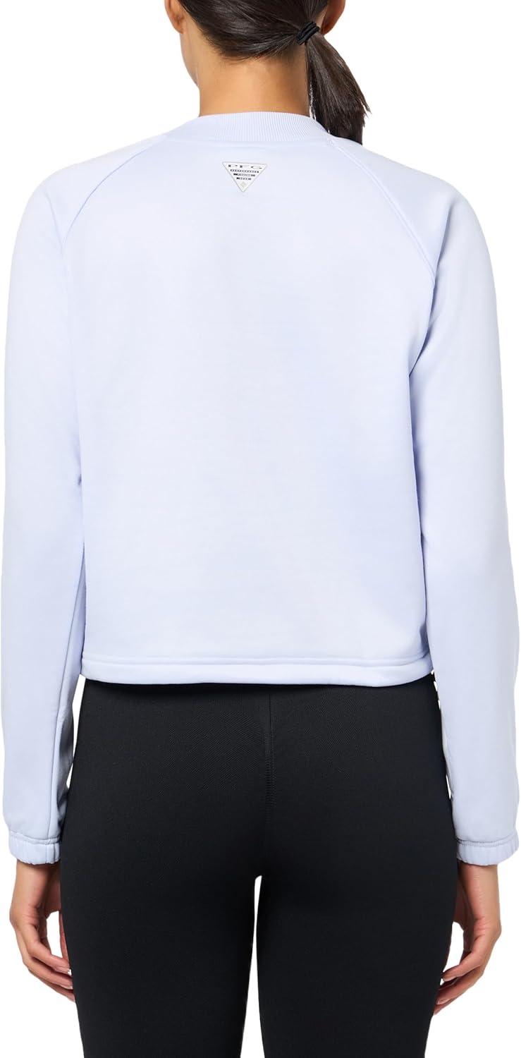 imageColumbia Womens Tidal Light Cropped Fleece CrewSnowdrift