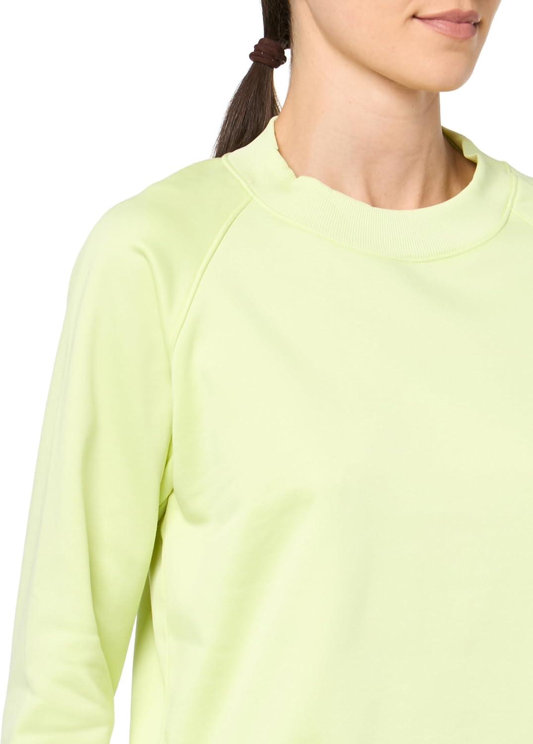 imageColumbia Womens Tidal Light Cropped Fleece CrewSpring Yellow