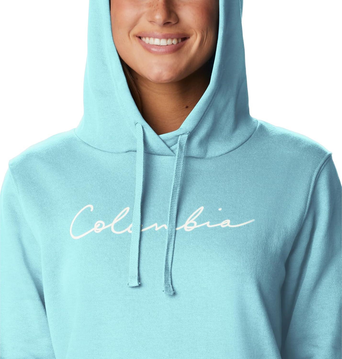 imageColumbia Womens Trek Graphic HoodieAquamarineScripted Brand