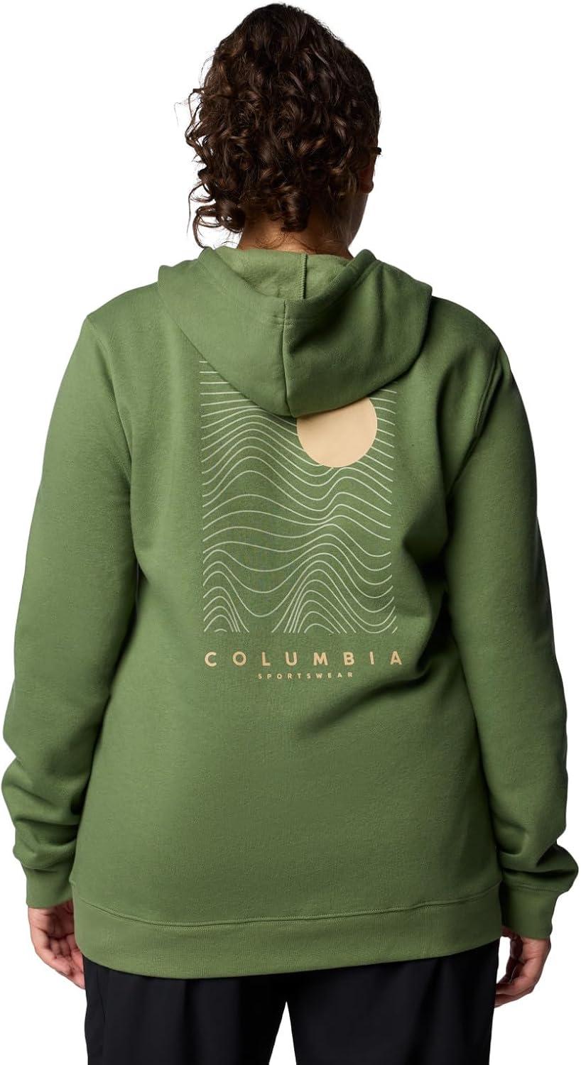 imageColumbia Womens Trek Graphic HoodieCanteenLinear Land