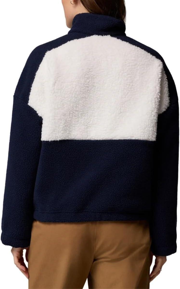 imageColumbia womens Benton Springs Printed Half SnapCollegiate Navy Beached