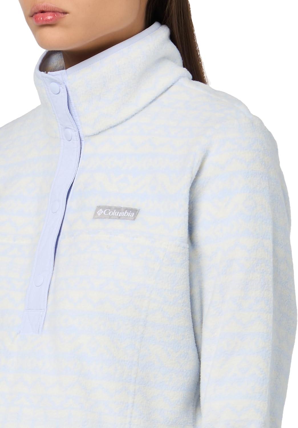 imageColumbia womens Benton Springs Printed Half SnapSnowdrift Madras Tonal