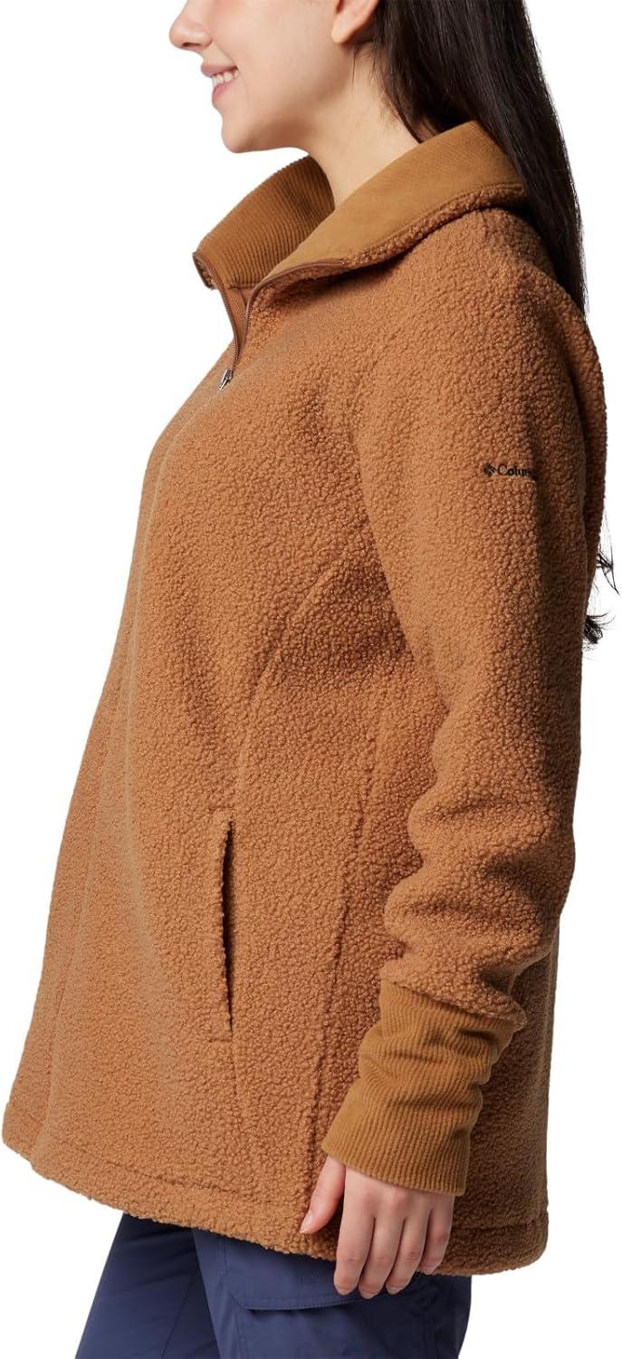 imageColumbia womens Blue Point Creek Fleece Full ZipCamel Brown