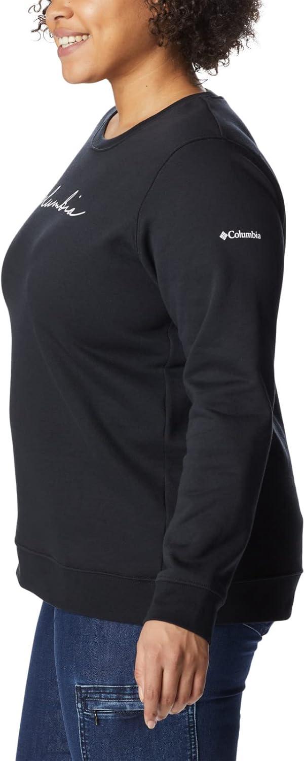 imageColumbia womens Columbia Trek Graphic CrewTrek Graphic CrewBlackScript Logo