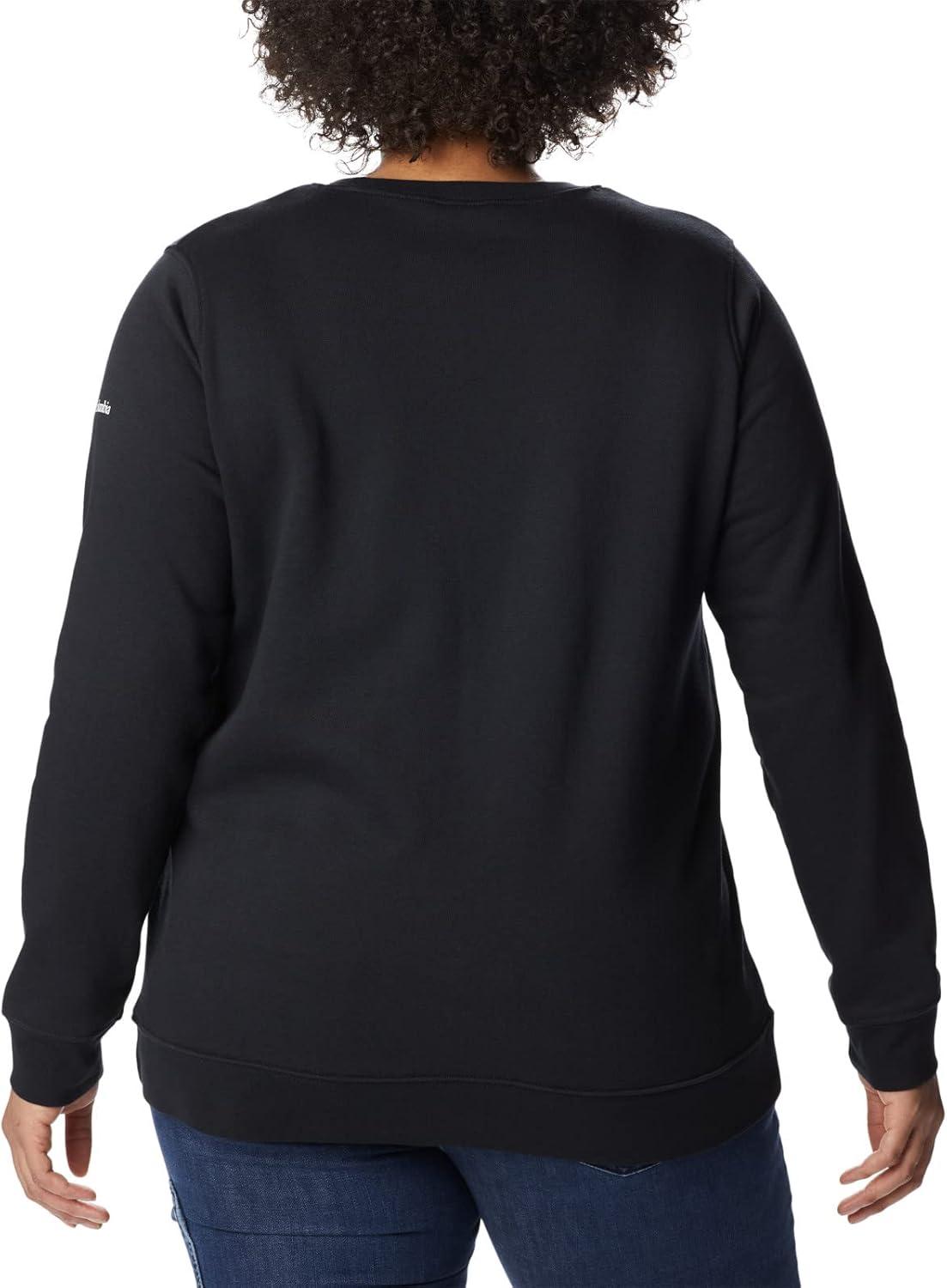 imageColumbia womens Columbia Trek Graphic CrewTrek Graphic CrewBlackScript Logo