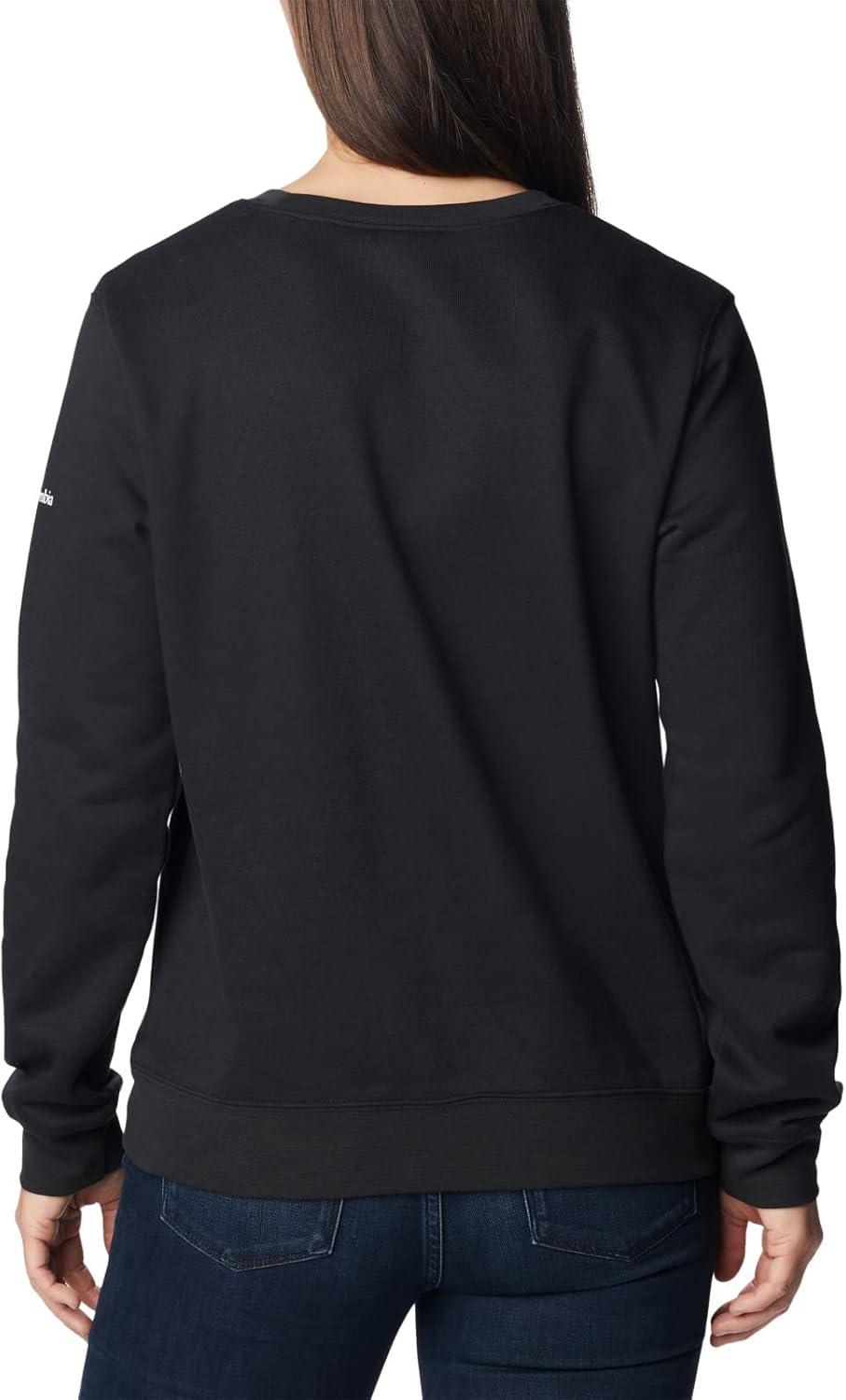 imageColumbia womens Columbia Trek Graphic CrewTrek Graphic CrewBlackWhite Csc Stacked Logo