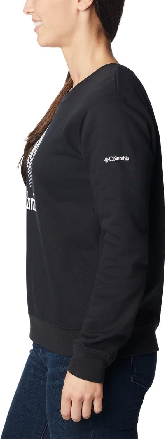 imageColumbia womens Columbia Trek Graphic CrewTrek Graphic CrewBlackWhite Csc Stacked Logo