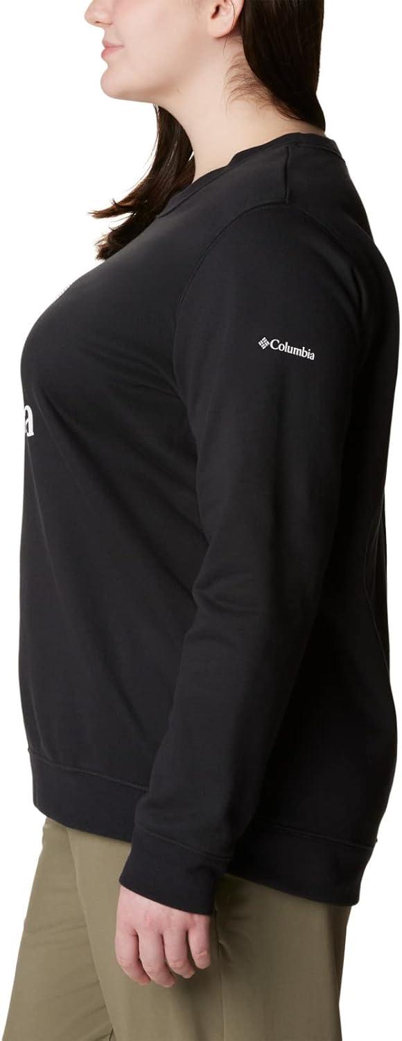 imageColumbia womens Columbia Trek Graphic CrewTrek Graphic CrewBlackWhite Csc Stacked Logo
