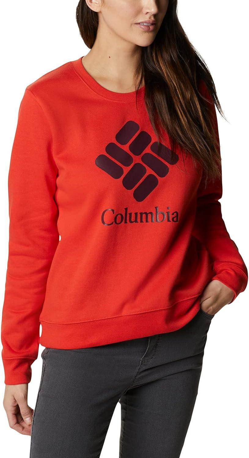 imageColumbia womens Columbia Trek Graphic CrewTrek Graphic CrewBold OrangeStacked Gem