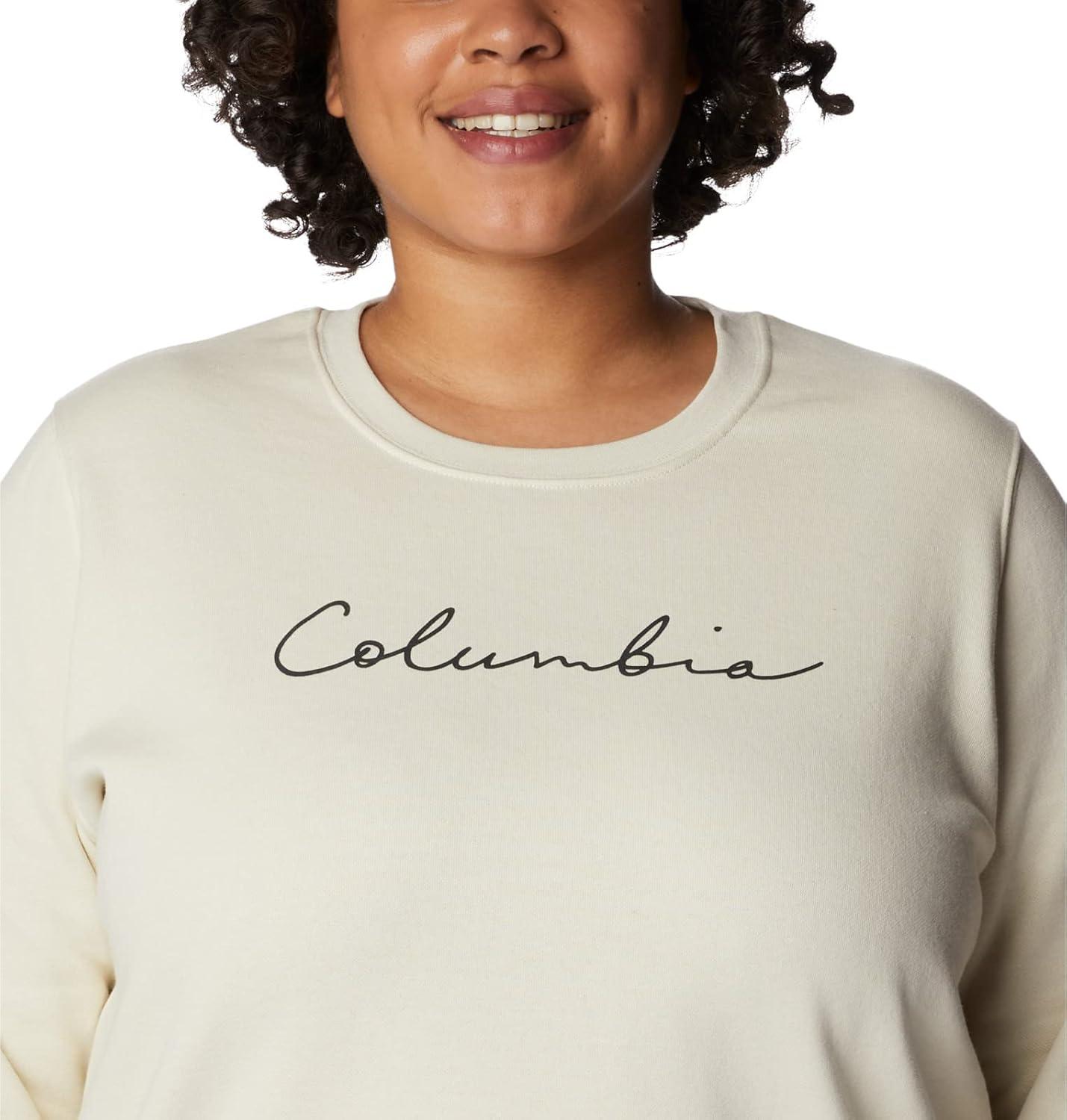 imageColumbia womens Columbia Trek Graphic CrewTrek Graphic CrewChalkScript Logo