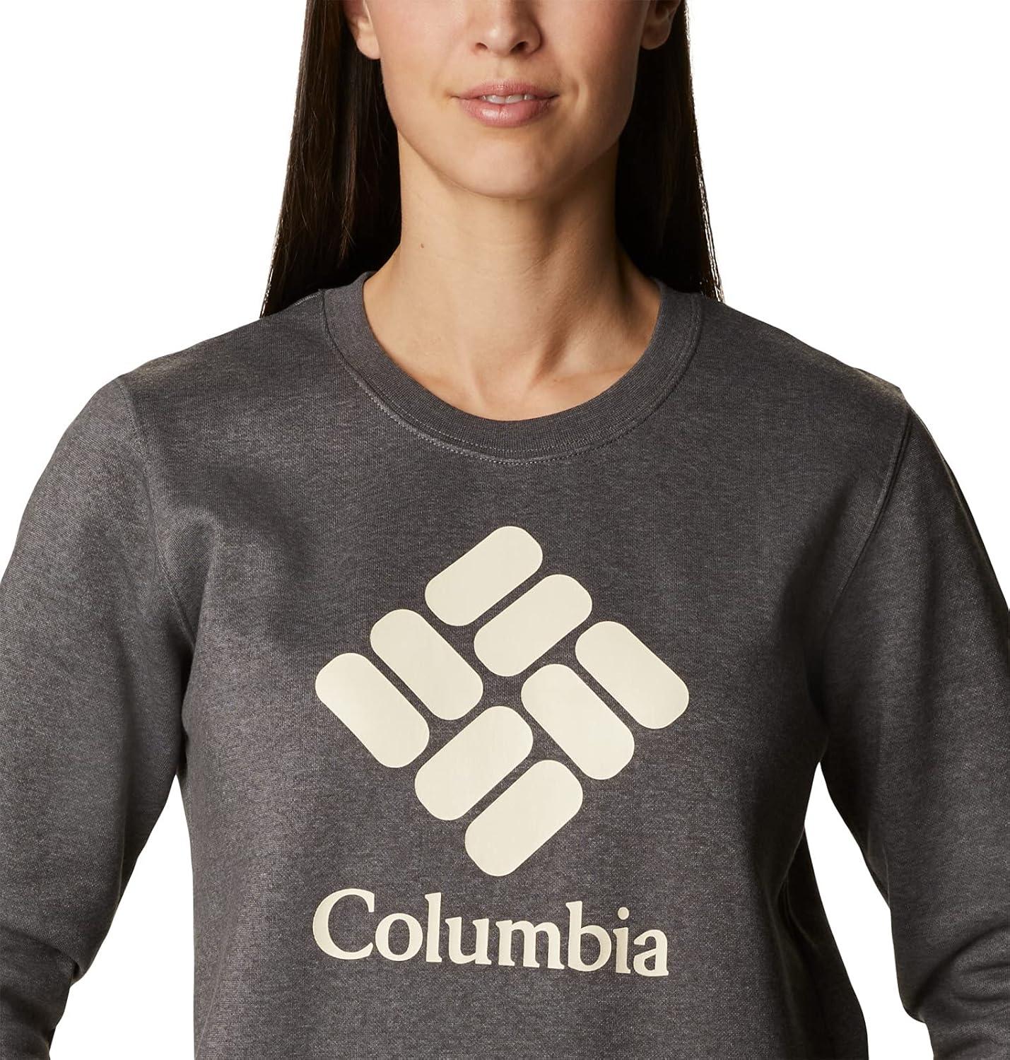 imageColumbia womens Columbia Trek Graphic CrewTrek Graphic CrewCharcoal HeatherStacked Gem