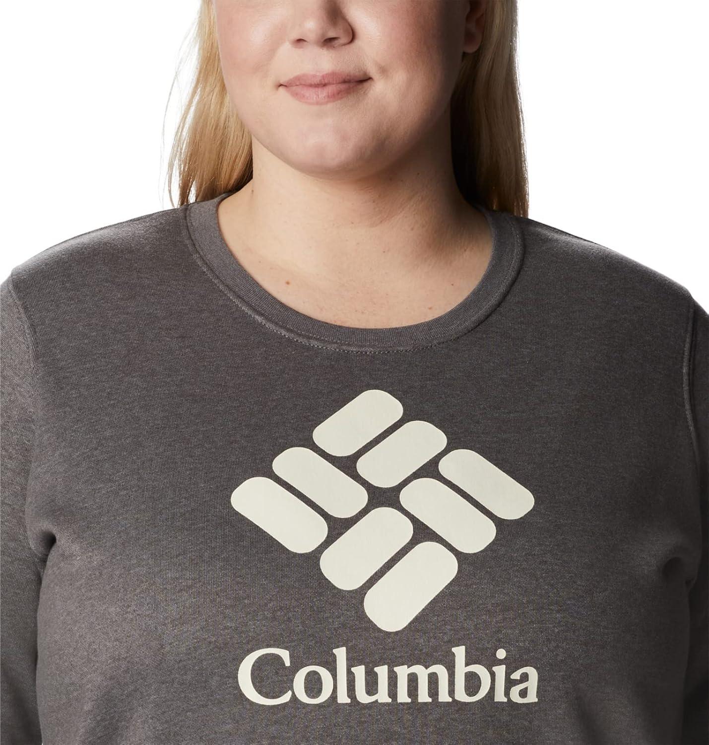 imageColumbia womens Columbia Trek Graphic CrewTrek Graphic CrewCharcoal HeatherStacked Gem