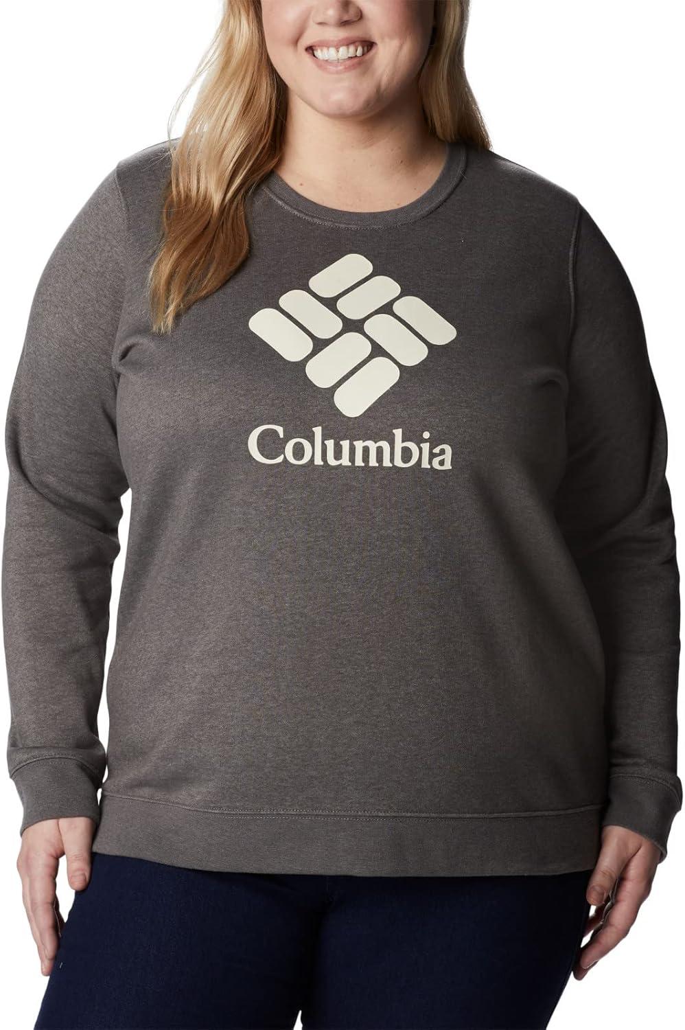 imageColumbia womens Columbia Trek Graphic CrewTrek Graphic CrewCharcoal HeatherStacked Gem