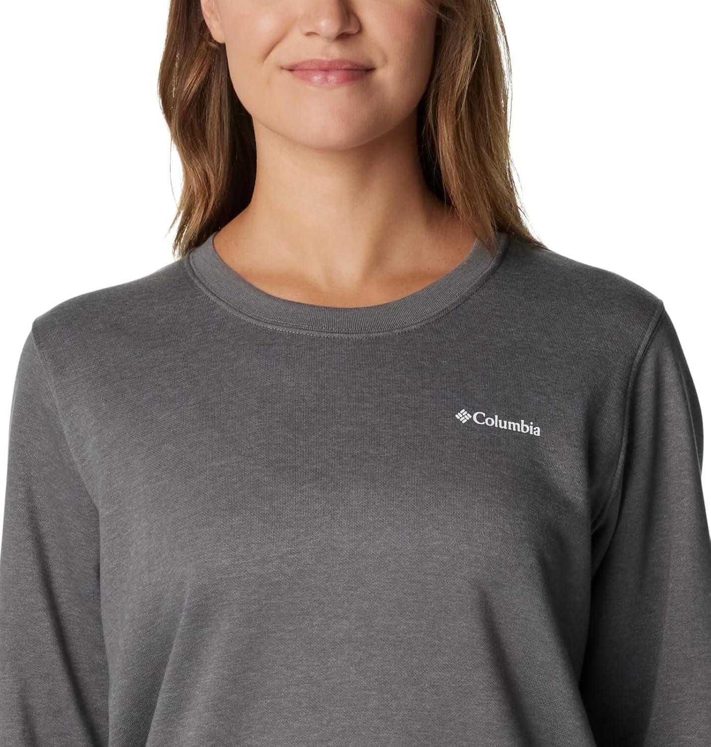 imageColumbia womens Columbia Trek Graphic CrewTrek Graphic CrewCity Grey Heather