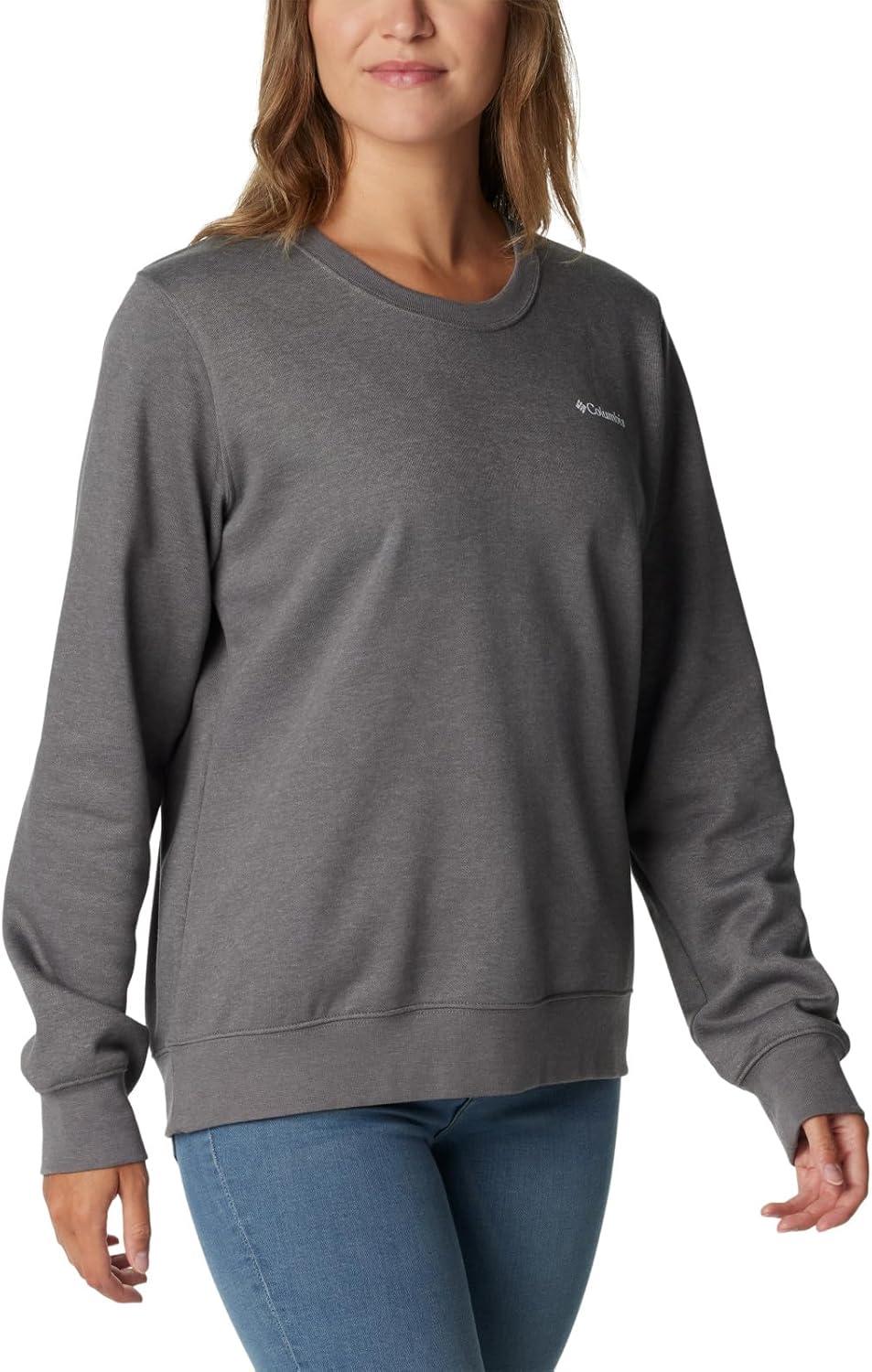 imageColumbia womens Columbia Trek Graphic CrewTrek Graphic CrewCity Grey Heather